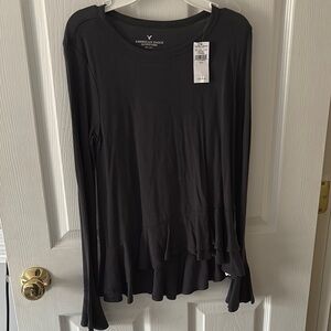 American Eagle Outfitters Black Women's Top